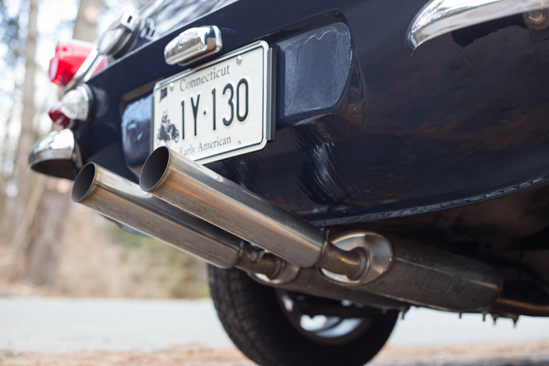 This is an aftermarket Bell exhaust system.